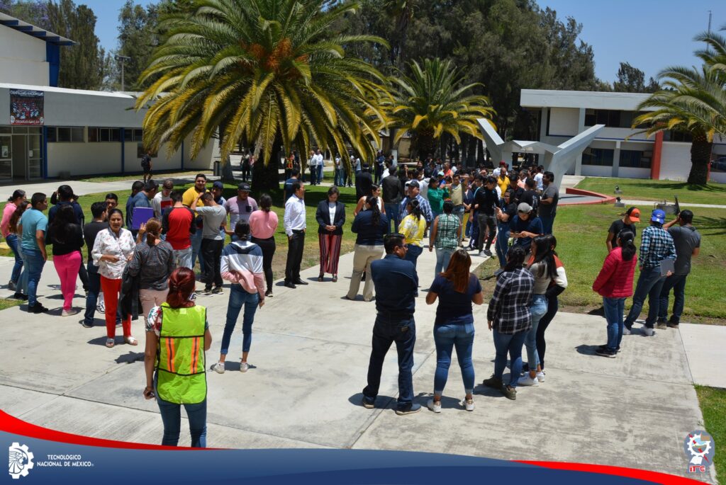 Simulacro 19 de abril 2023 en el TecNM Campus Ciudad Guzmán