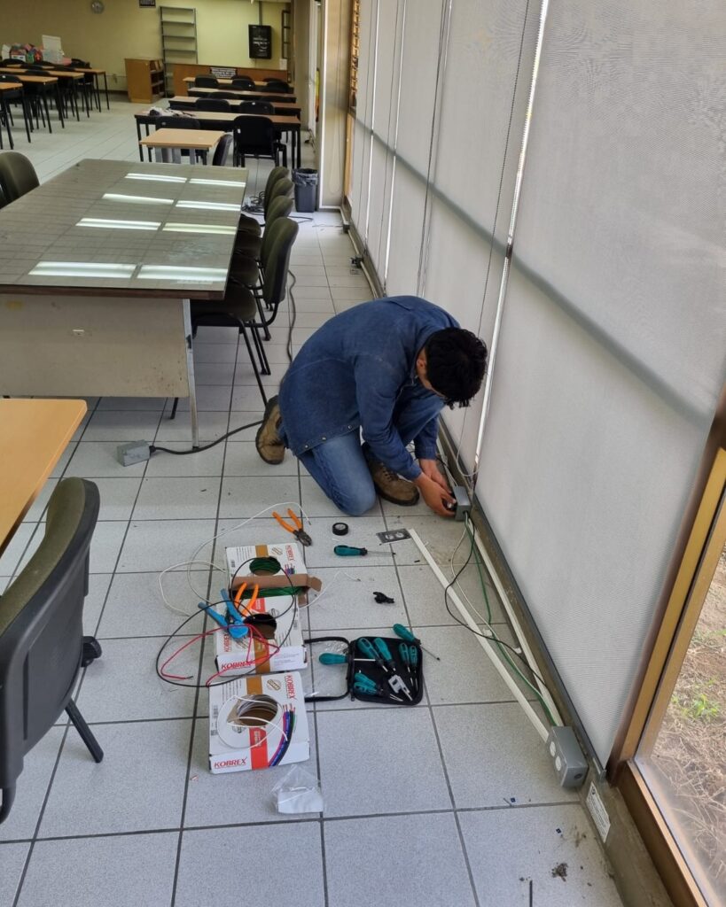 Mantenimiento en el Centro de información