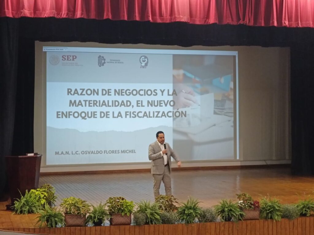 En el marco de las Jornadas Académicas de la carrera de Contador Público del Tecnológico Nacional de México,